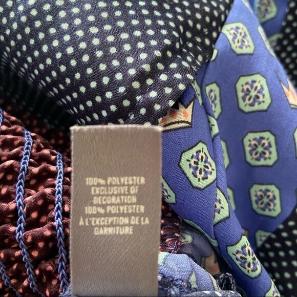 Aerie-printed Wide Leg Smocked Waist Pants (Size:Small) - Picture 7 of 8